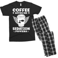 Coffee Lovers Gifts Funny Anesthesiologist T Shirt Men's T-shirt Pajama Set | Artistshot