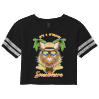 It Is 5 O´clock Somewhere Drinking Siberian Cat Scorecard Crop Tee | Artistshot