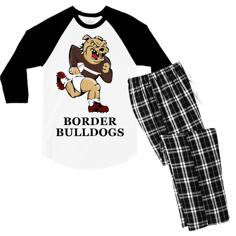 Border Bulldogs Men's 3/4 Sleeve Pajama Set | Artistshot