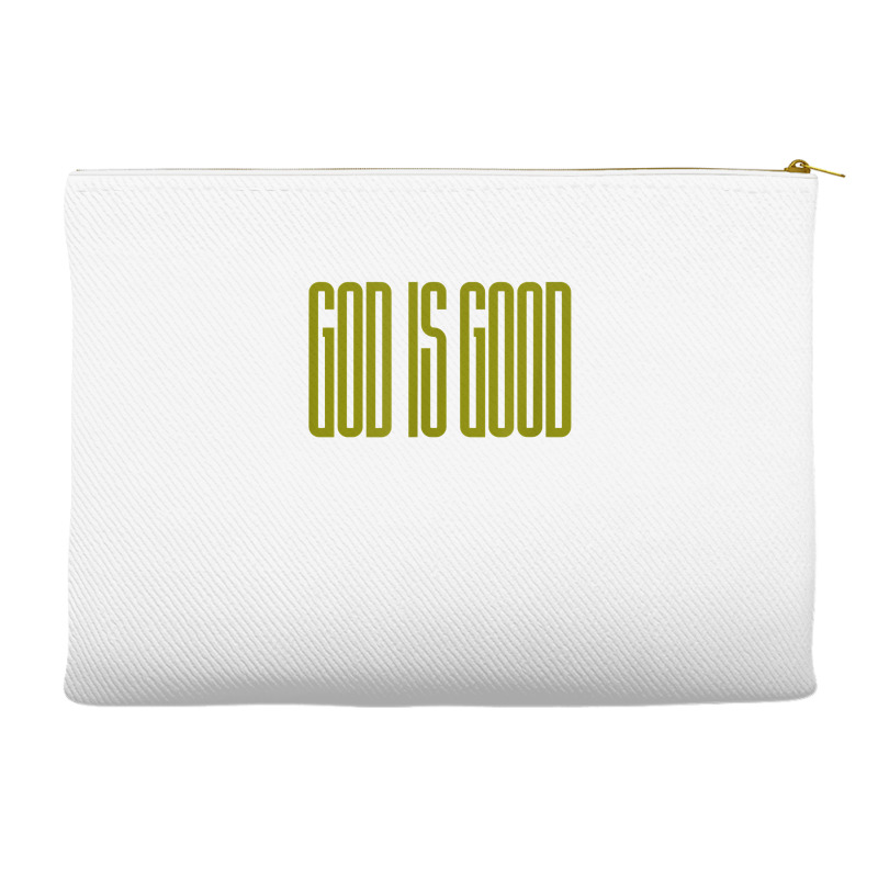 God Is Good Christian T Shirt Accessory Pouches | Artistshot