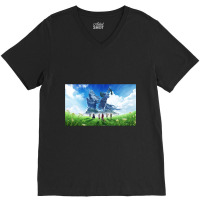 Xenoblade Chronicles Sky V-neck Tee | Artistshot