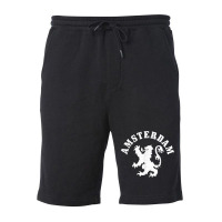 Amsterdam Netherlands Lion Dutch Holland Vintage Amsterdam Fleece Short | Artistshot