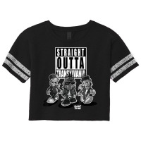 Straight Outta Transylvania Funny Urban Cartoon Vampires T Shirt Scorecard Crop Tee | Artistshot