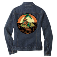 Stranded In Heaven Ladies Denim Jacket | Artistshot