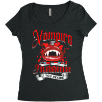 Vampire Or Phlebotomist You Decide   Hospital Blood Donation T Shirt Women's Triblend Scoop T-shirt | Artistshot