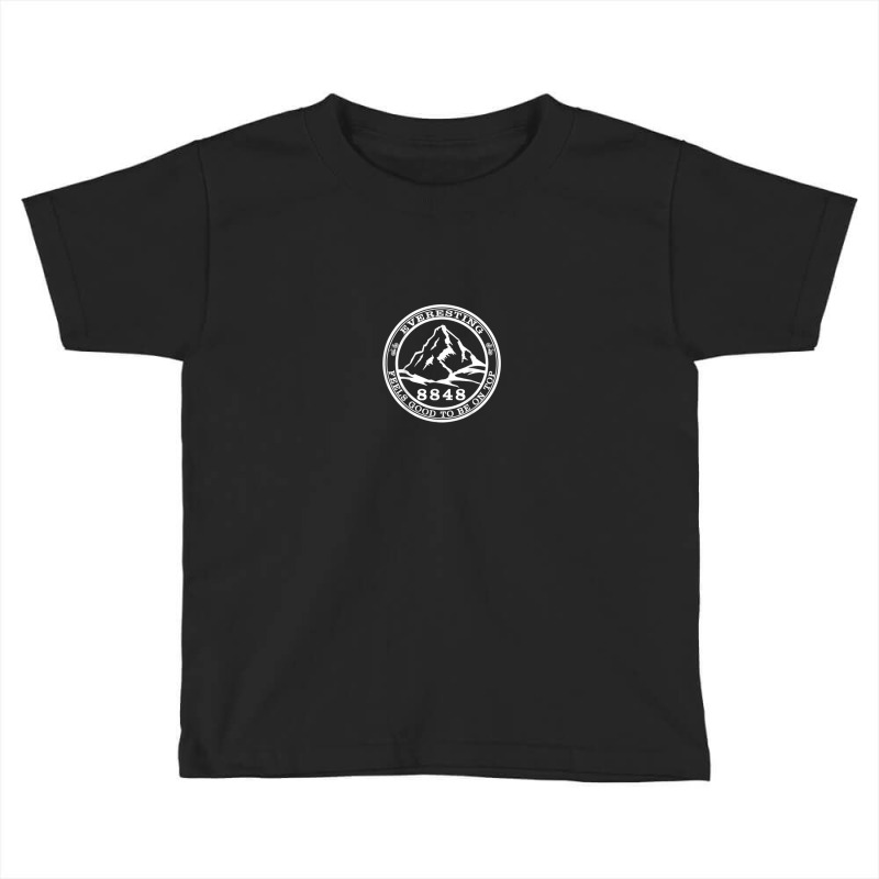 Everesting Challenge To The Top 8848m White Classic Toddler T-shirt by August | Artistshot