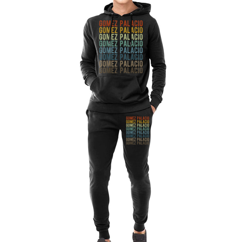 Gomez Palacio City Mexico Retro Hoodie & Jogger Set | Artistshot