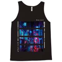 Japanese Cyberpunk Futuristic Streetwear Synthwave Aesthetic Tank Top | Artistshot