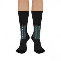 Vines-o-death----aqua- Crew Socks | Artistshot