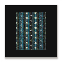 Vines-o-death----aqua- Metal Print Square | Artistshot