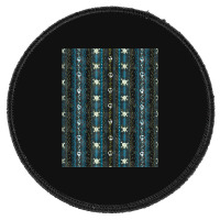 Vines-o-death----aqua- Round Patch | Artistshot