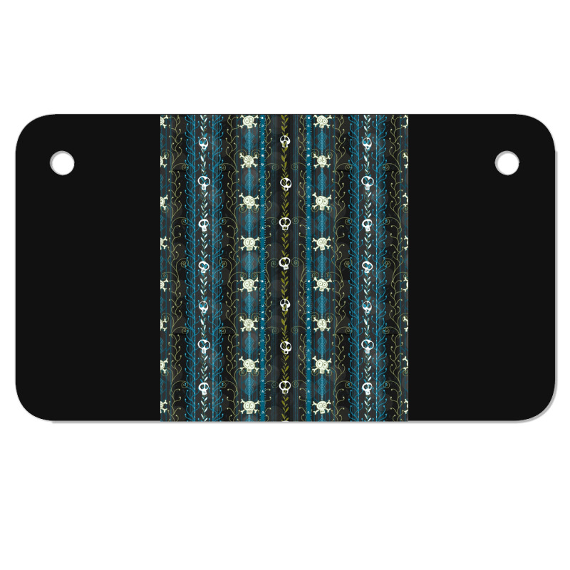 Vines-o-death----aqua- Motorcycle License Plate | Artistshot