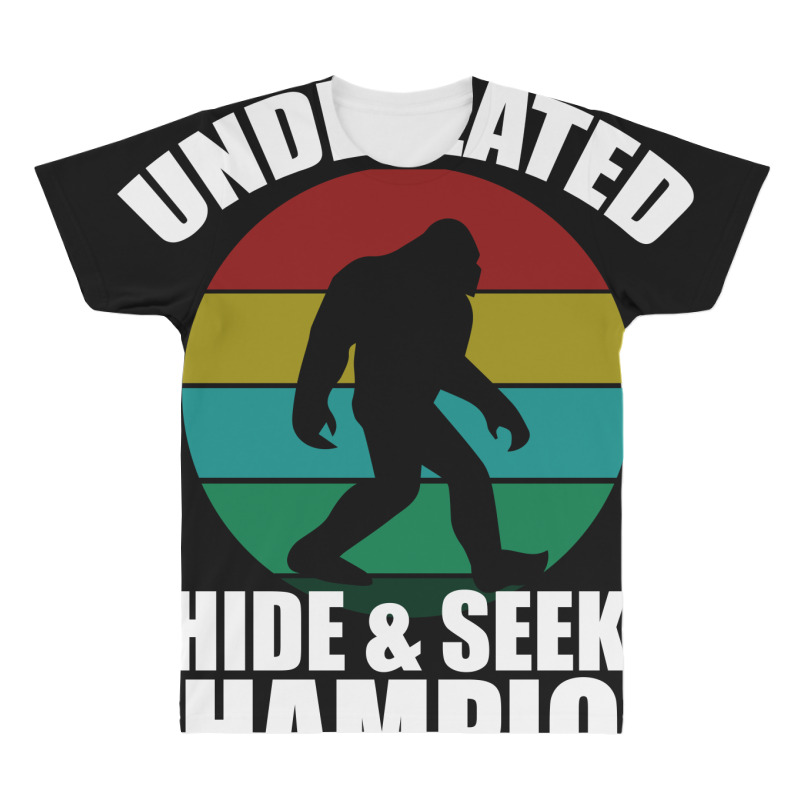 Custom Undefeated Hide And Seek Champion T Shirt All Over Men S T Shirt By Hung Artistshot