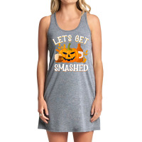 Pumpkin Let's Get Smashed Tank Dress | Artistshot