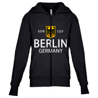 Germany Flag   Deutschland German History   Berlin Germany Long Sleeve Youth Zipper Hoodie | Artistshot