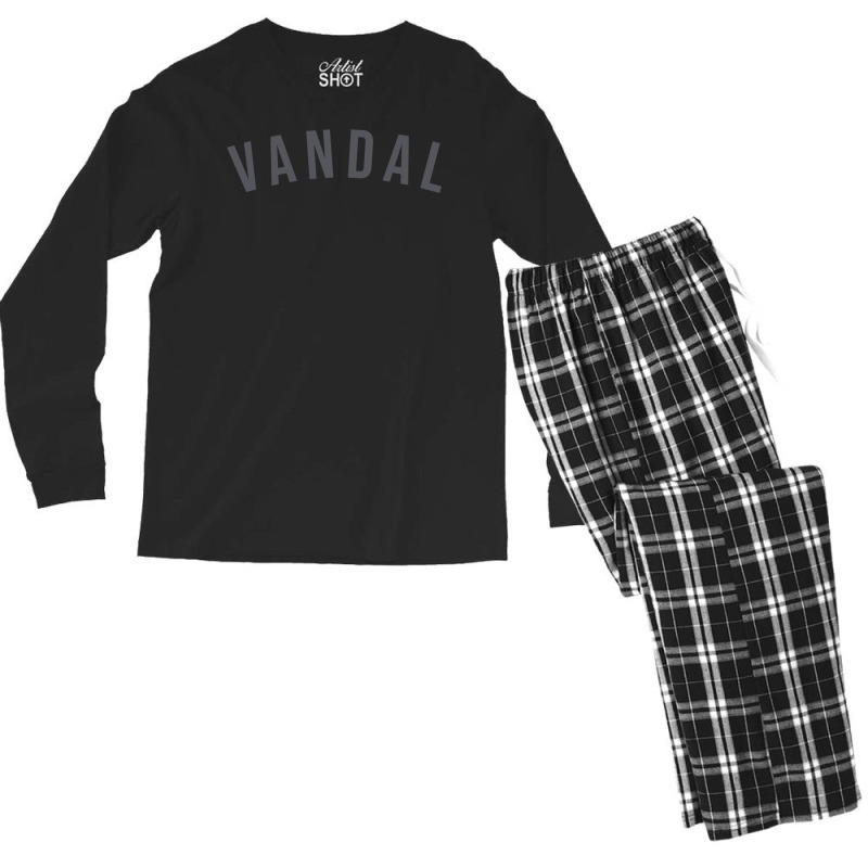 Vandal By Kid Vandal Pullover Men's Long Sleeve Pajama Set by AuturoMedero | Artistshot