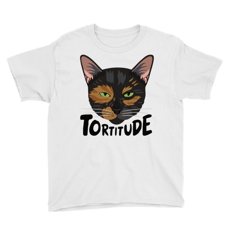 Tortitude Tortoiseshell Cat Sweatshirt Youth Tee by fashionsall | Artistshot