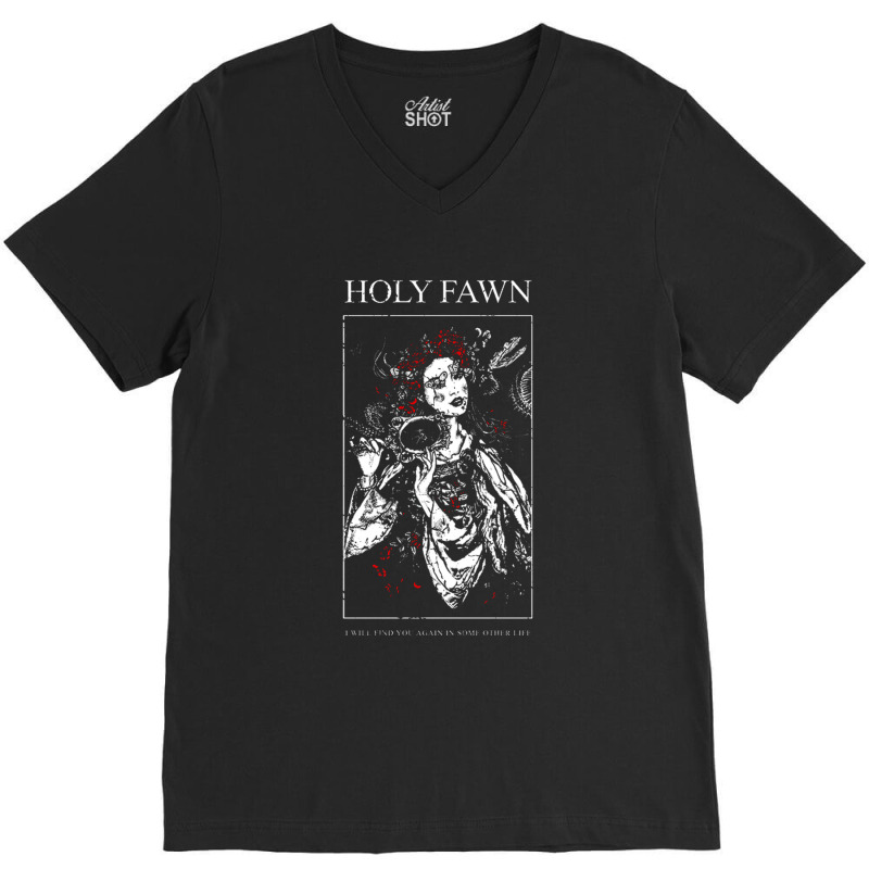 Holy Moly Fawn V-neck Tee | Artistshot