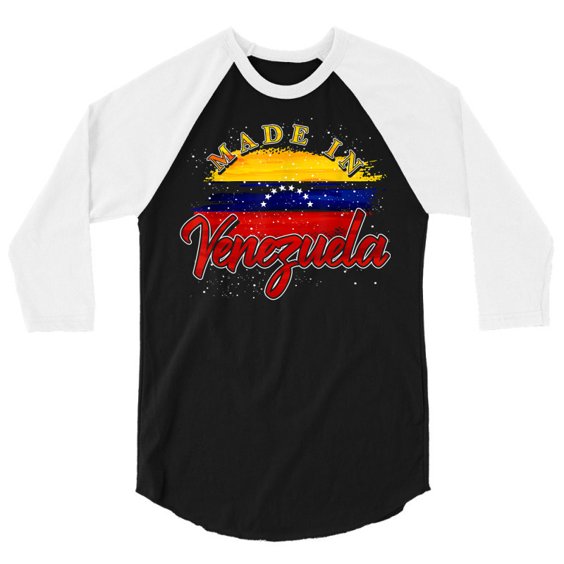 Venezuelan Flag Caracas Latino Gift Latin America Venezuela T Shirt 3/4 Sleeve Shirt by cm-arts | Artistshot