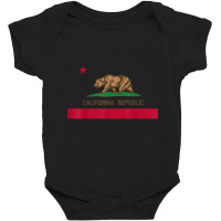 California Republic Flag Patriotic State Travel Usa T Shirt Baby Bodysuit | Artistshot