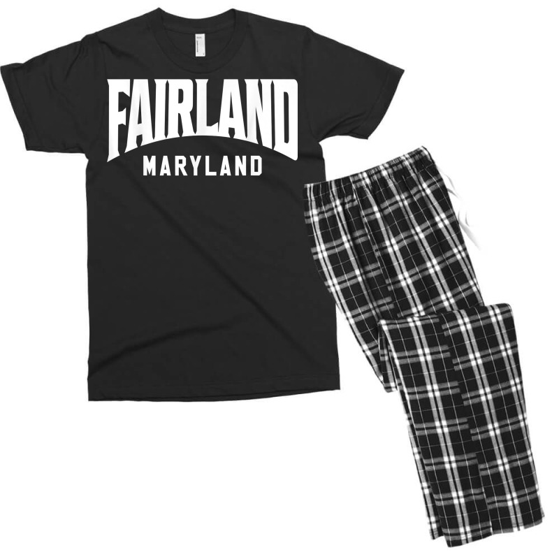 Fairland Maryland T Shirt Men's T-shirt Pajama Set by leiseyxlmorit | Artistshot