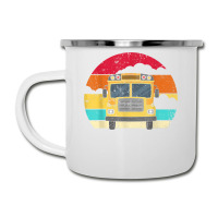 Retro Yellow School Bus For School Bus Driver And Busman Camper Cup | Artistshot