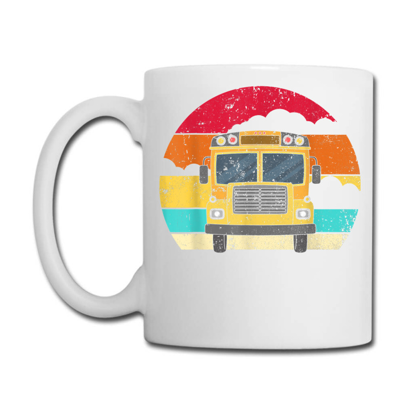 Retro Yellow School Bus For School Bus Driver And Busman Coffee Mug by ShannonFrancis | Artistshot