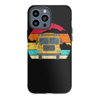 Retro Yellow School Bus For School Bus Driver And Busman Iphone 13 Pro Max Case | Artistshot