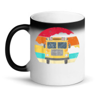 Retro Yellow School Bus For School Bus Driver And Busman Magic Mug | Artistshot