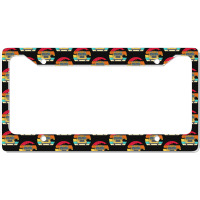 Retro Yellow School Bus For School Bus Driver And Busman License Plate Frame | Artistshot