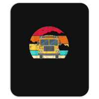 Retro Yellow School Bus For School Bus Driver And Busman Mousepad | Artistshot