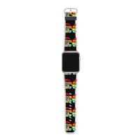 Retro Yellow School Bus For School Bus Driver And Busman Apple Watch Band | Artistshot