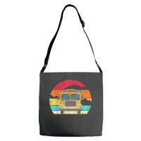 Retro Yellow School Bus For School Bus Driver And Busman Adjustable Strap Totes | Artistshot