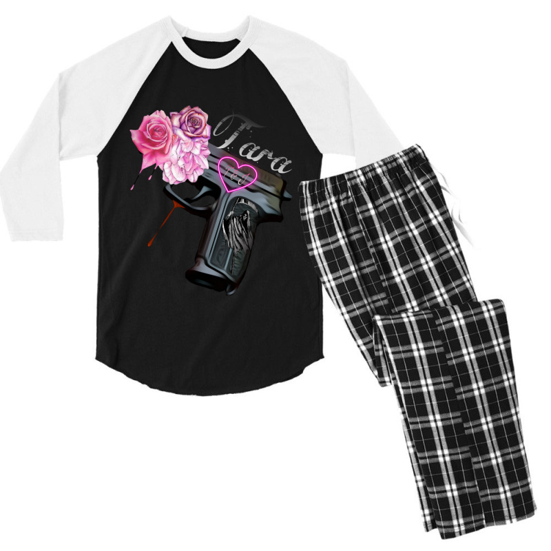 Sons Of Anarchy Tv Show Tara Rose Gun Men's 3/4 Sleeve Pajama Set by cm-arts | Artistshot