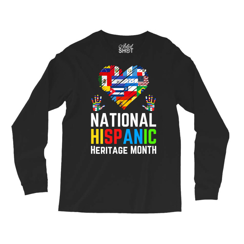 Latino America Culture Gift National Hispanic Heritage Month Premium T Long Sleeve Shirts by povyvexumi3 | Artistshot