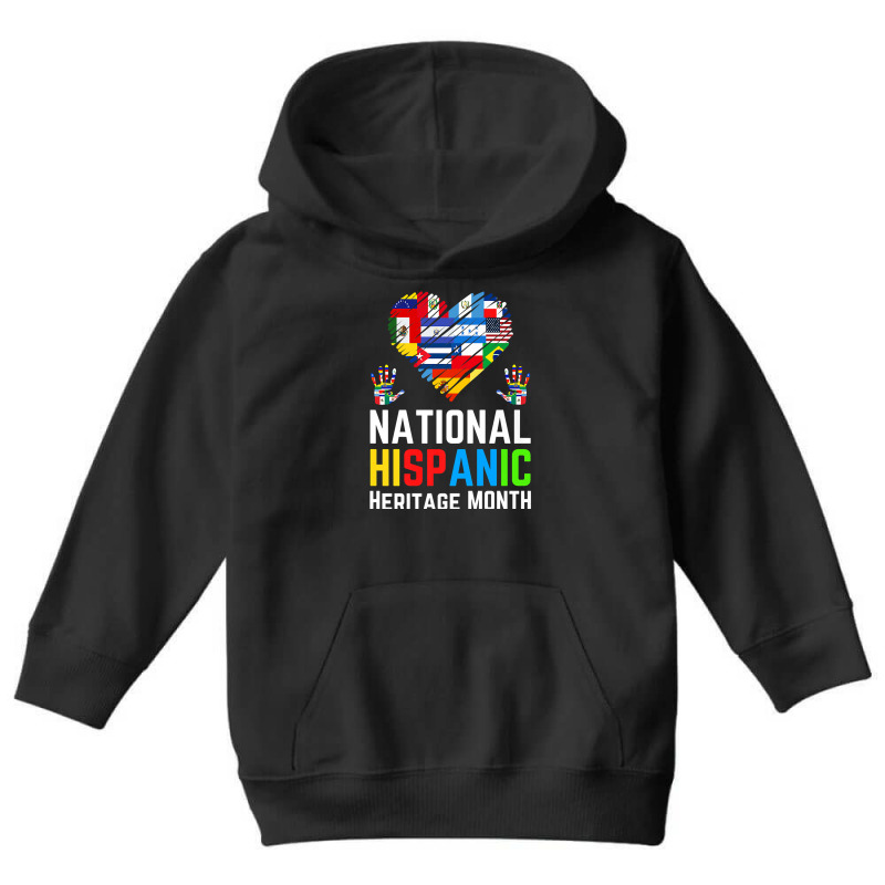 Latino America Culture Gift National Hispanic Heritage Month Premium T Youth Hoodie by povyvexumi3 | Artistshot