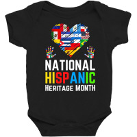 Latino America Culture Gift National Hispanic Heritage Month Premium T Baby Bodysuit | Artistshot