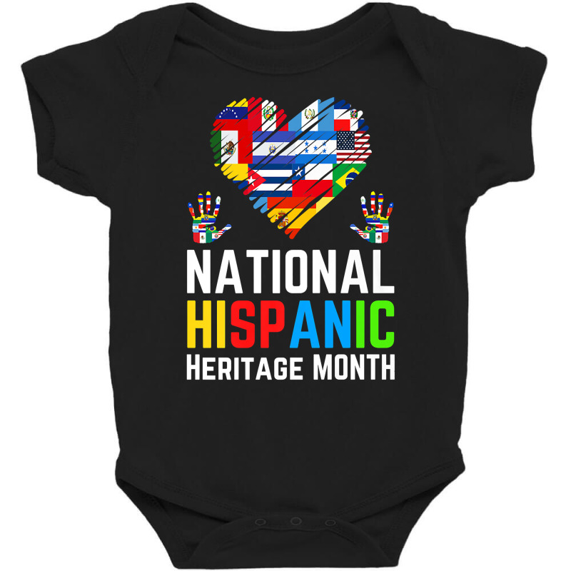 Latino America Culture Gift National Hispanic Heritage Month Premium T Baby Bodysuit by povyvexumi3 | Artistshot