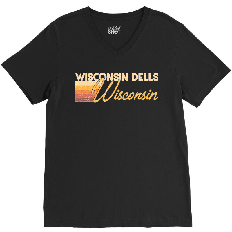 Wisconsin Dells Wisconsin V-neck Tee | Artistshot