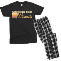 Wisconsin Dells Wisconsin Men's T-shirt Pajama Set | Artistshot