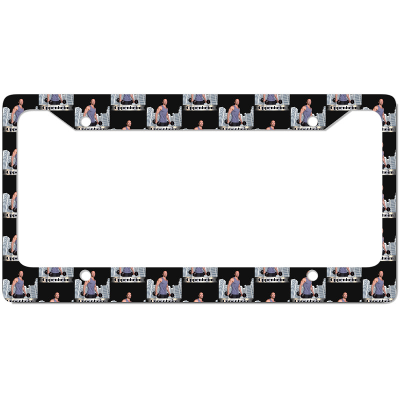 Oppenheim. License Plate Frame | Artistshot