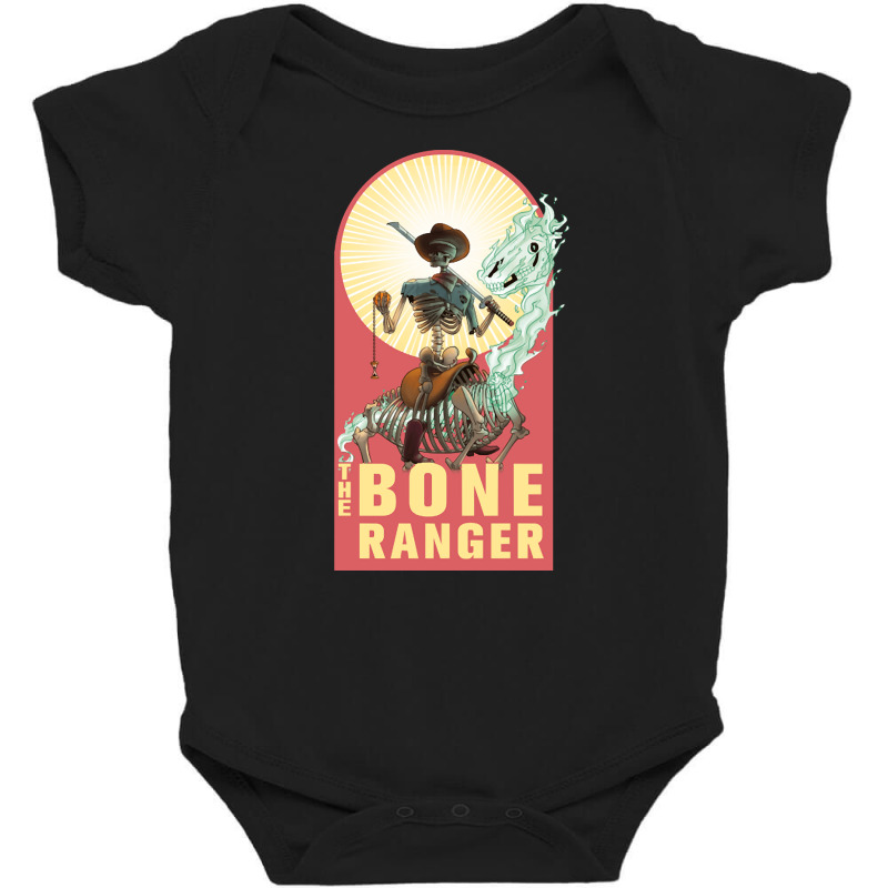 The Bone Ranger, The Bone Ranger Vintage, The Bone Ranger Art, The Bon Baby Bodysuit by cm-arts | Artistshot