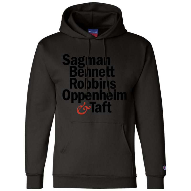 Sagman, Bennett, Robbins, Oppenheim And Taft Champion Hoodie | Artistshot