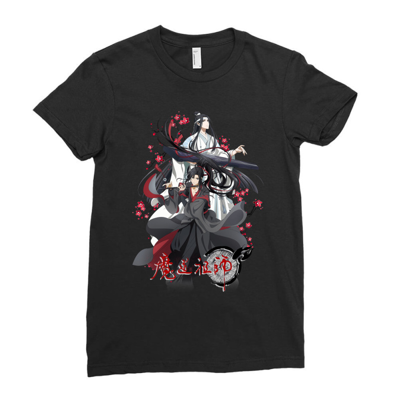 Lan Wangji And Wei Ying   Mo Dao Zu Shi   Grandmaster Of Demonic Culti Ladies Fitted T-shirt | Artistshot