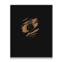 Rip Guitar (version 1) Metal Print Vertical | Artistshot