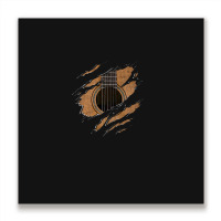 Rip Guitar (version 1) Metal Print Square | Artistshot