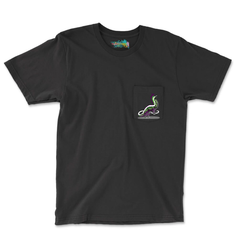 Aroace Pride Dino Pocket T-shirt | Artistshot