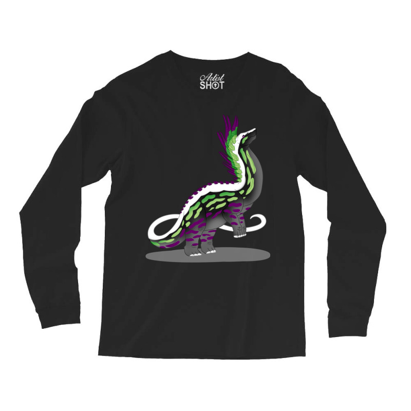 Aroace Pride Dino Long Sleeve Shirts | Artistshot