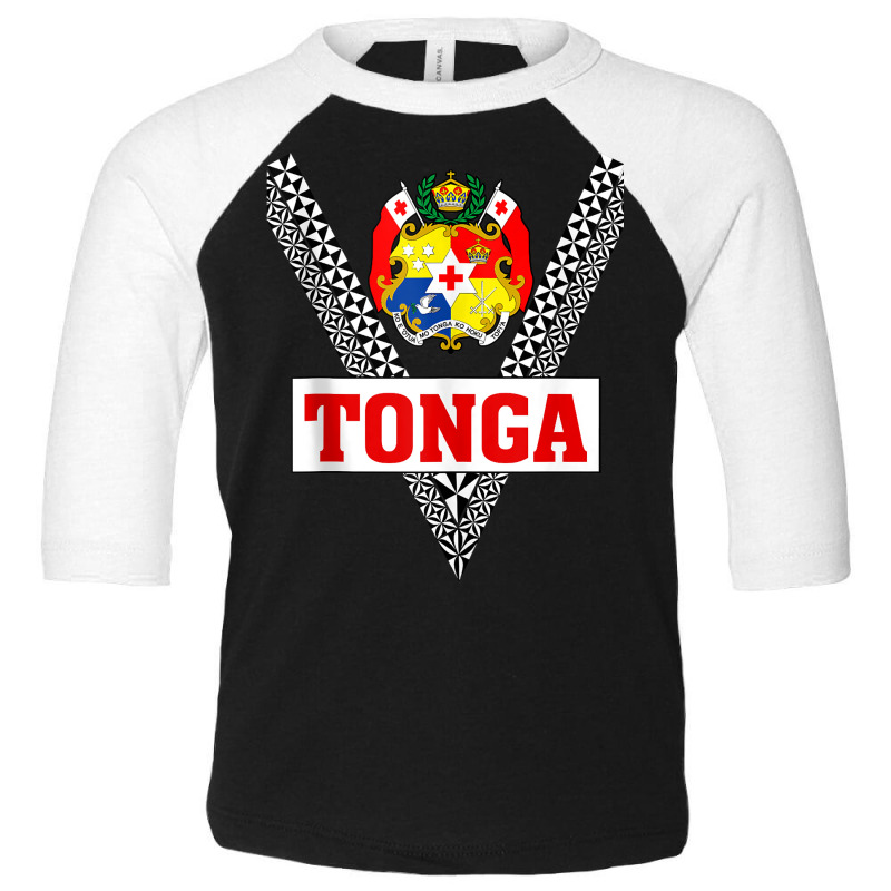 Mate Ma'a Tonga   Sila Tonga   Tongan Design Tank Top Toddler 3/4 Sleeve Tee by relaehopoli | Artistshot