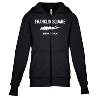 Vintage Franklin Square Long Island New York Youth Zipper Hoodie | Artistshot